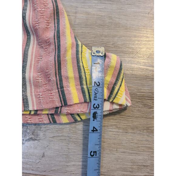 Emery rose large women's striped ruffle trim 2 piece set - Picture 13 of 13